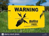 Electric Fence Warning Sign