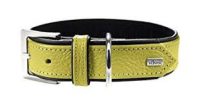 Hunter Collar Capri Nappa Lime / Black 42-48cm