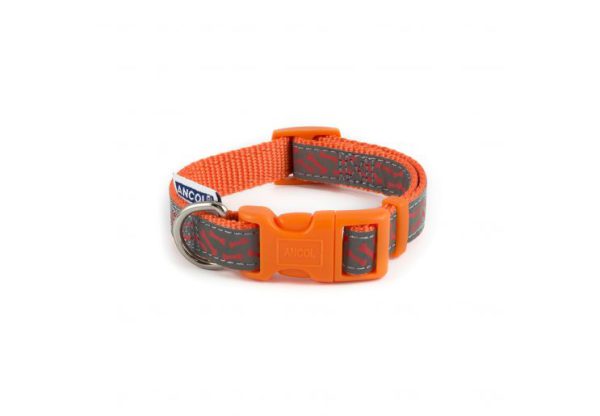 Ancol Orange Bone Collar Sz1-2