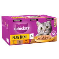 Whiskas Tins 1+ Farm CIJ 6 PACK