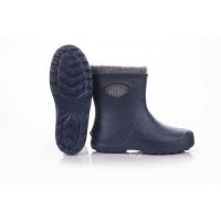 Leon Boots Garden Ankle Ladies Navy